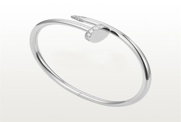 nail bracelet designer bracelets luxury jewelry for women bangle fashion accessories titanium steel alloy goldplated craft never 9542360, White
nail bracelet designer bracelets luxury jewelry for women bangle fashion accessories titanium steel alloy goldplated craft never 9542360, White