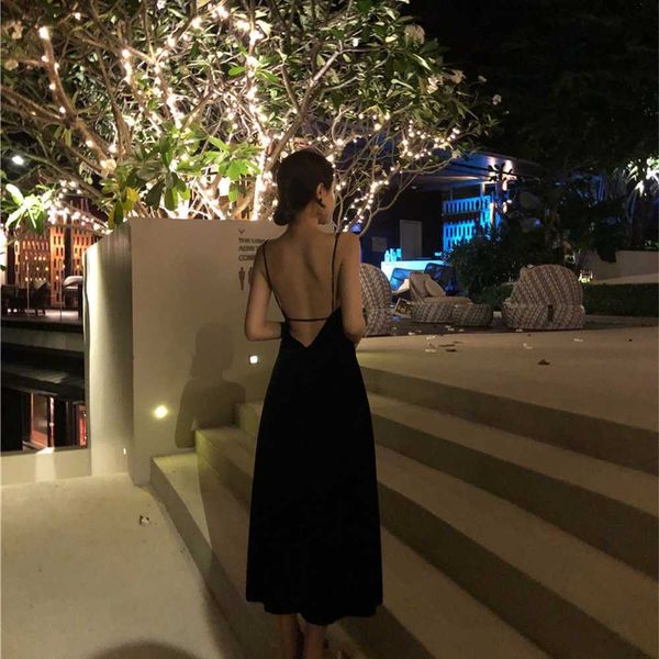 ins super dress long skirt thai beach women's seaside holiday backless machine slip dressty3p, White;black
ins super dress long skirt thai beach women's seaside holiday backless machine slip dressty3p, White;black