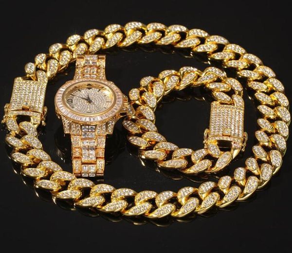 men hip hop iced out tennis chain necklace bracelet watch wristwatch set luxury stainless steel men cuban link jewelry 20207076091, Black
men hip hop iced out tennis chain necklace bracelet watch wristwatch set luxury stainless steel men cuban link jewelry 20207076091, Black