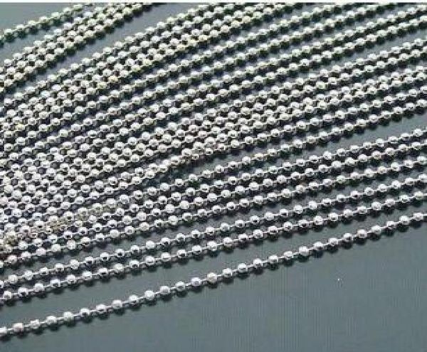 100pcs common dog tag ball chain necklaces 2 4mm55cm bead ball stainless bead chain tb1 4785871, Silver
100pcs common dog tag ball chain necklaces 2 4mm55cm bead ball stainless bead chain tb1 4785871, Silver