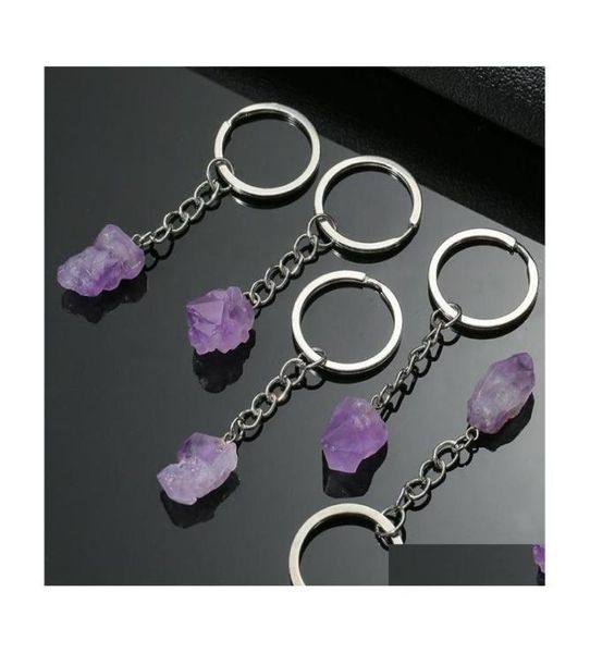 key rings natural stone amethyst crystal ring keychain pendant keyrings bag accessories jewelry drop delivery dhru53161846, Slivery;golden
key rings natural stone amethyst crystal ring keychain pendant keyrings bag accessories jewelry drop delivery dhru53161846, Slivery;golden