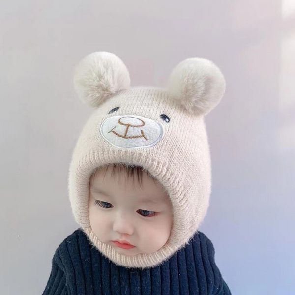 baby hat autumn and winter cute children's winter baby woolen hat infant ear protection knitted hat, Yellow
baby hat autumn and winter cute children's winter baby woolen hat infant ear protection knitted hat, Yellow