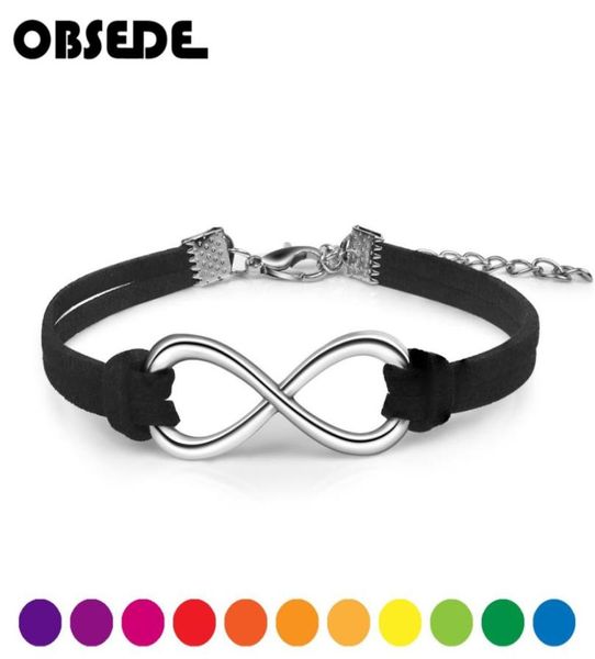 infinity rope bracelet handwoven 15 color silver korean velvet leather fashion wrap leather jewelry women men2530579, Golden;silver
infinity rope bracelet handwoven 15 color silver korean velvet leather fashion wrap leather jewelry women men2530579, Golden;silver