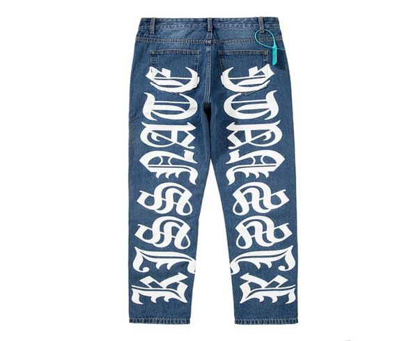 back letter print washed blue mens jeans pants ripped streetwear straight casual oversized baggy denim trousers8355309
back letter print washed blue mens jeans pants ripped streetwear straight casual oversized baggy denim trousers8355309