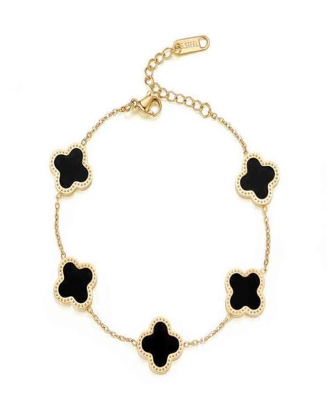 charm bracelets wholale jewelry luxury gift stainls steel 18k gold women lucky flower bracelet drop delivery dhulz5442519, Golden;silver
charm bracelets wholale jewelry luxury gift stainls steel 18k gold women lucky flower bracelet drop delivery dhulz5442519, Golden;silver