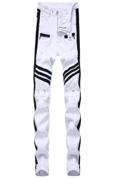 men039s jeans 2023men white zipper black trim side stripe slim stretch ripped casual trousers2745303, Blue
men039s jeans 2023men white zipper black trim side stripe slim stretch ripped casual trousers2745303, Blue