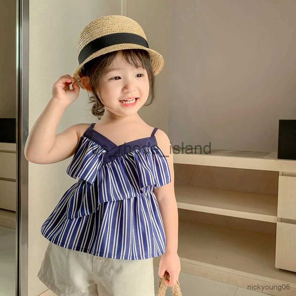 clothing sets clothing sets summer striped girls casual stitching sling vest and shorts outfit new baby kids suits children clothes x0712, White
clothing sets clothing sets summer striped girls casual stitching sling vest and shorts outfit new baby kids suits children clothes x0712, White
