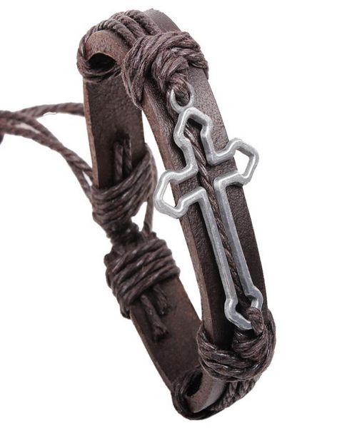whole cross bible charm braided bracelet urban jewelry handmade black genuine leather adjustable wristband retro jewelry 1799017, Golden;silver
whole cross bible charm braided bracelet urban jewelry handmade black genuine leather adjustable wristband retro jewelry 1799017, Golden;silver