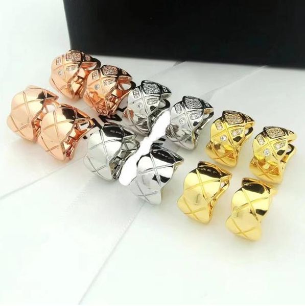 luxury fashion women039s stud earrings coco crush plaid earrings classic jewelry5142848, Golden;silver
luxury fashion women039s stud earrings coco crush plaid earrings classic jewelry5142848, Golden;silver