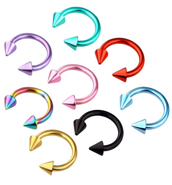 colorful stainless steel nose ring piercing horseshoe spike septum piercing eyebrow tragus helix pircing lip piercing5197572, Silver
colorful stainless steel nose ring piercing horseshoe spike septum piercing eyebrow tragus helix pircing lip piercing5197572, Silver