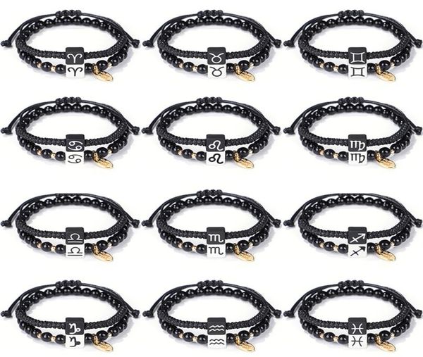 2pcsset 12 zodiac bracelet beaded strands handmade rope braided couple bracelets friendship jewelry4449655, Black
2pcsset 12 zodiac bracelet beaded strands handmade rope braided couple bracelets friendship jewelry4449655, Black