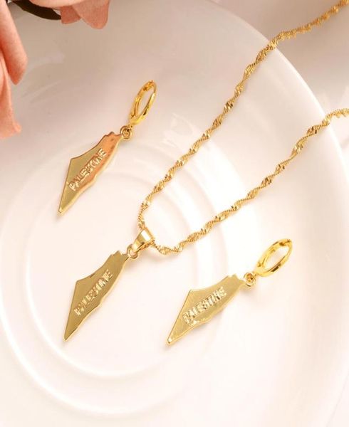 18 k fine solid yellow gold filled pendant earrings palestine map necklace patriot honour charms party jewelry chain women6625007, Silver
18 k fine solid yellow gold filled pendant earrings palestine map necklace patriot honour charms party jewelry chain women6625007, Silver