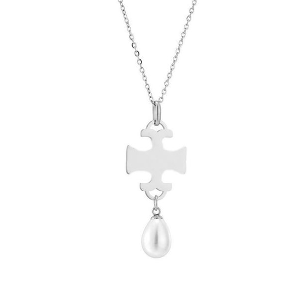 fashion luxury designer jewelry clover pendant necklace womens gold pendants letter titanium steel jewelry girl wedding gifts for parties go, Silver
fashion luxury designer jewelry clover pendant necklace womens gold pendants letter titanium steel jewelry girl wedding gifts for parties go, Silver