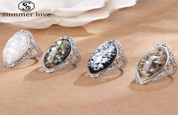 oval shape rings 4 colors for women engagement colorful artificial shell rings delicate wedding jewelry giftsz4494473, Silver
oval shape rings 4 colors for women engagement colorful artificial shell rings delicate wedding jewelry giftsz4494473, Silver