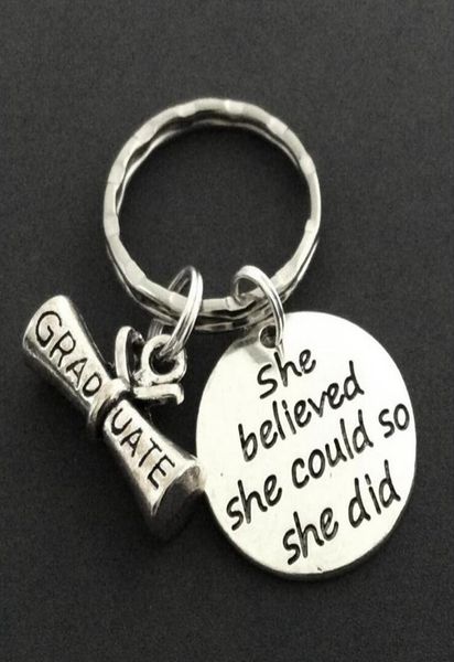 graduation season she believed she could so she did diploma keychaintibetan silver charm pendant key chain ring diy fit keych4443006, Slivery;golden
graduation season she believed she could so she did diploma keychaintibetan silver charm pendant key chain ring diy fit keych4443006, Slivery;golden