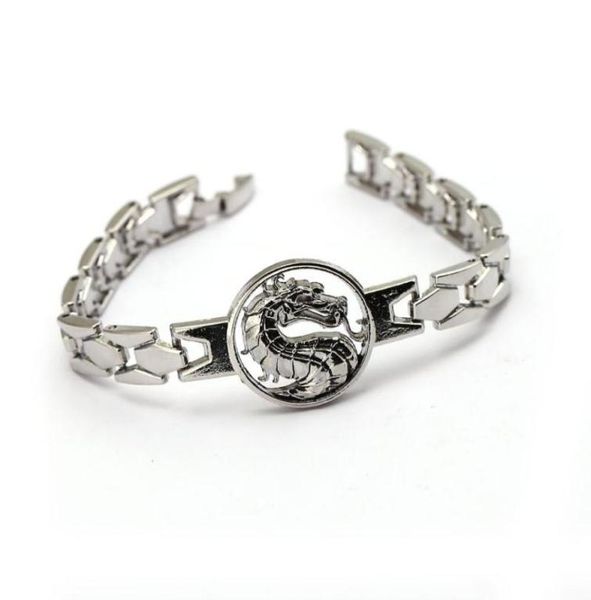 charm bracelets classic game souvenir mortal kombat jewelry dragon silver chain bracelet trendy metal men gift3589068, Golden;silver
charm bracelets classic game souvenir mortal kombat jewelry dragon silver chain bracelet trendy metal men gift3589068, Golden;silver