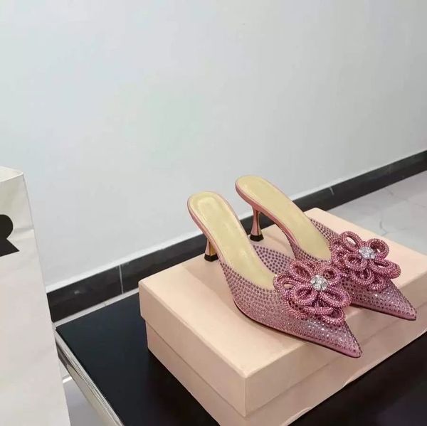 2023 designer heels slippers sliders classic crystal decoration woman sandal wedding dress shoescrystal metal buckle flowers occupation, Black
2023 designer heels slippers sliders classic crystal decoration woman sandal wedding dress shoescrystal metal buckle flowers occupation, Black