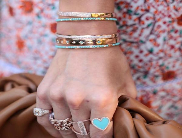 bangle inner 60mm 75quot turquoises blue stone paved tiny band bracelet for women gold color pave white cz fashion jewelry5080913, Black
bangle inner 60mm 75quot turquoises blue stone paved tiny band bracelet for women gold color pave white cz fashion jewelry5080913, Black