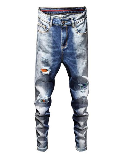 men039s jeans men ripped skinny pencil pants motorcycle trousers streetwear patchwork gradient color slim fit denim man clothin6635670, Blue
men039s jeans men ripped skinny pencil pants motorcycle trousers streetwear patchwork gradient color slim fit denim man clothin6635670, Blue