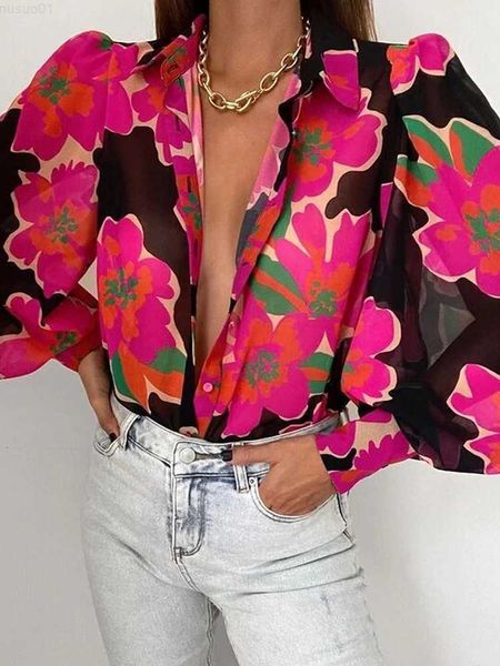 women's blouses shirts elegant women commute single-breasted blouse 2022 spring fashion retro printing lantern sleeve shirts office lad, White
women's blouses shirts elegant women commute single-breasted blouse 2022 spring fashion retro printing lantern sleeve shirts office lad, White