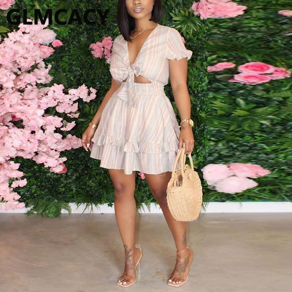 dresses women short sleeve tie front ruffles dress sweet summer mini dress, Black;gray
dresses women short sleeve tie front ruffles dress sweet summer mini dress, Black;gray
