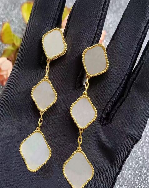 three flowers 4four leaf clover charm stud earrings back motherofpearl silver 18k gold plated agate for womengirls valentine3535162, Golden
three flowers 4four leaf clover charm stud earrings back motherofpearl silver 18k gold plated agate for womengirls valentine3535162, Golden