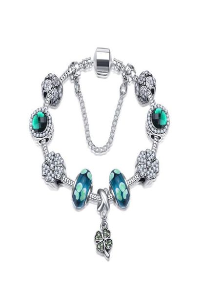 1821cm new fourleaf clover bracelets charm four leaf pendant lucky green crystal beads 925 silver bangle diy jewelry6923175, Golden;silver
1821cm new fourleaf clover bracelets charm four leaf pendant lucky green crystal beads 925 silver bangle diy jewelry6923175, Golden;silver