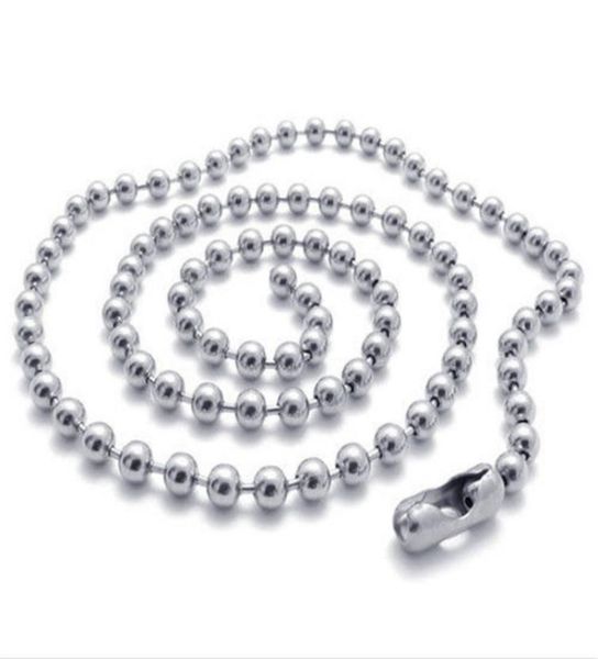 24mm bead chain necklace stainless steel ball silver chains link necklaces for men women3152507
24mm bead chain necklace stainless steel ball silver chains link necklaces for men women3152507