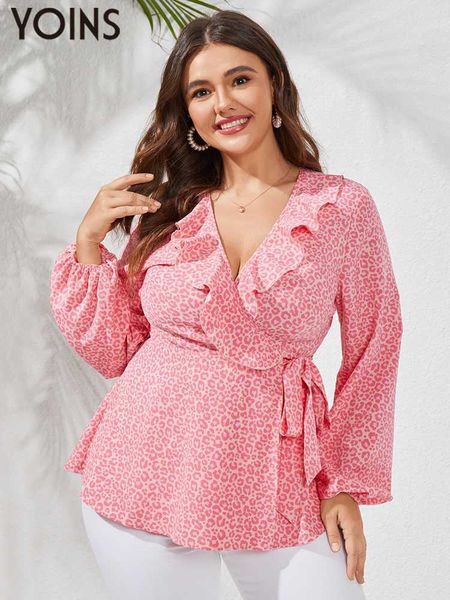 women's blouses shirts yoins plus size 4xl women's party blouses 2023 autumn fashion long sleeve v neck ruffled shirts bandage tun, White
women's blouses shirts yoins plus size 4xl women's party blouses 2023 autumn fashion long sleeve v neck ruffled shirts bandage tun, White