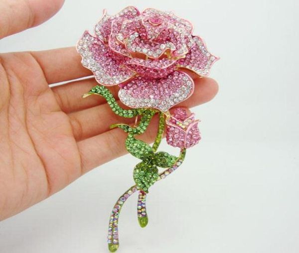 whole beautiful rhinestone fashion jewelry rose bud goldplate pink rhinestone crystal brooch pin for woman9108070, Gray
whole beautiful rhinestone fashion jewelry rose bud goldplate pink rhinestone crystal brooch pin for woman9108070, Gray