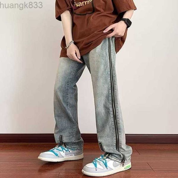 jeans for mentrousers high street fashion american autumn zipper jeans men's youth autumn and winter simple straight fit micro flap pan, Blue
jeans for mentrousers high street fashion american autumn zipper jeans men's youth autumn and winter simple straight fit micro flap pan, Blue