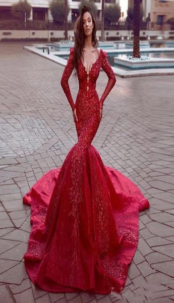 gorgeous 2021 red mermaid prom dresses long evening gowns open back appliqued lace long sleeve formal party gown elegant9158973, Black;red
gorgeous 2021 red mermaid prom dresses long evening gowns open back appliqued lace long sleeve formal party gown elegant9158973, Black;red