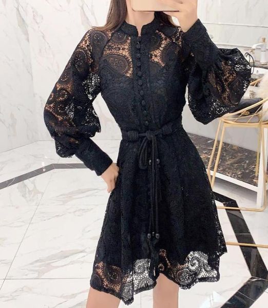 casual dresses 2021 luxury design runway dress autumn women waist lace hollow out lantern sleeve mini whith belt3934839, Black;gray
casual dresses 2021 luxury design runway dress autumn women waist lace hollow out lantern sleeve mini whith belt3934839, Black;gray