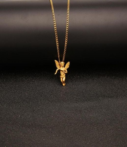 new hip hop jewelry angel pendant necklace stainless gold plated with 60cm chain for men nice lover gift rapper accessories je5344275, Silver
new hip hop jewelry angel pendant necklace stainless gold plated with 60cm chain for men nice lover gift rapper accessories je5344275, Silver