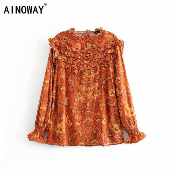 women's blouses shirts boho fashion women vintage floral print ruffles loose blouses ladies ruffle o neck long sleeve beach shirts blu, White
women's blouses shirts boho fashion women vintage floral print ruffles loose blouses ladies ruffle o neck long sleeve beach shirts blu, White