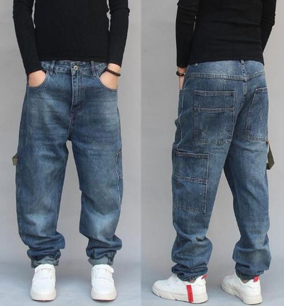 men jeans casual denim pants blue patchwork hiphop loose baggy streetwear mens trousers man clothing6066752
men jeans casual denim pants blue patchwork hiphop loose baggy streetwear mens trousers man clothing6066752