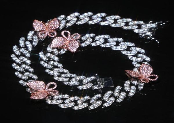 2020 iced out bling cz miami cuban link chain pink butterfly charm choker necklace hip hop rock bling wide cool women jewelry7792668, Silver
2020 iced out bling cz miami cuban link chain pink butterfly charm choker necklace hip hop rock bling wide cool women jewelry7792668, Silver