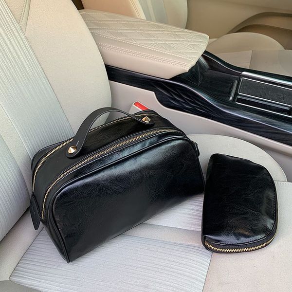 designer bag makeup bag travel portable large capacity solid color storage bag fashionable and simple zipper portable makeup bag wash bag mo
designer bag makeup bag travel portable large capacity solid color storage bag fashionable and simple zipper portable makeup bag wash bag mo