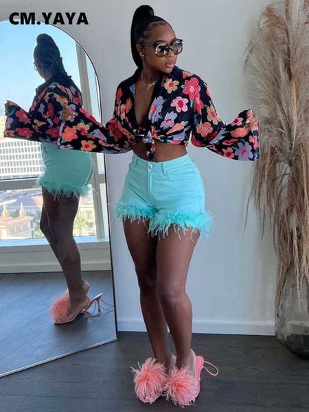 women's blouses shirts cmyaya 2022 elegant women hem long sleeve sunfloral pleated print bra+shirt two 2 piece summer beach shirts l23, White
women's blouses shirts cmyaya 2022 elegant women hem long sleeve sunfloral pleated print bra+shirt two 2 piece summer beach shirts l23, White