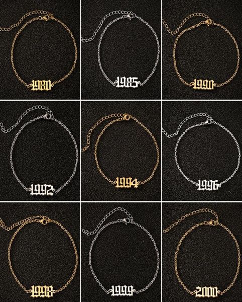 birth year ankle leg chain bracelet jewelry personalize stainless steel gold custom number anklet friendship gifts8431256, Black
birth year ankle leg chain bracelet jewelry personalize stainless steel gold custom number anklet friendship gifts8431256, Black