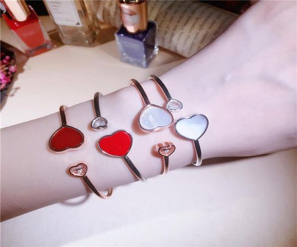 brand 100 925 sterling silver two heart bracelet for women jewelry open size white red stone love cuff bangles bijoux bangle5145449, Black
brand 100 925 sterling silver two heart bracelet for women jewelry open size white red stone love cuff bangles bijoux bangle5145449, Black