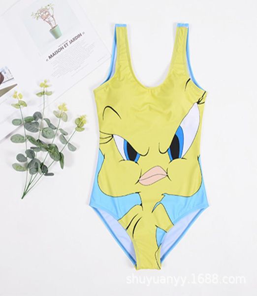 women bathing suits one piece swimsuit cartoon duck print bikini swim tankini cute girls onepiece swimwear7417438, White;black
women bathing suits one piece swimsuit cartoon duck print bikini swim tankini cute girls onepiece swimwear7417438, White;black