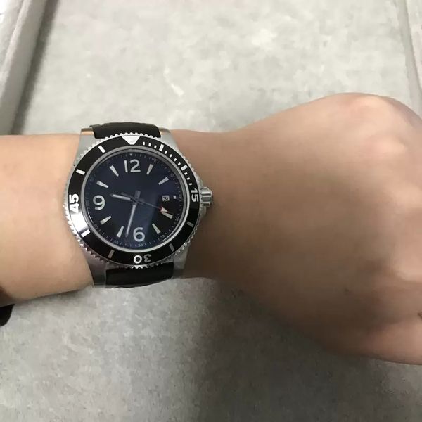 men's business watch watches designer mechanical automatic luxury 43mm watch, Slivery;brown
men's business watch watches designer mechanical automatic luxury 43mm watch, Slivery;brown
