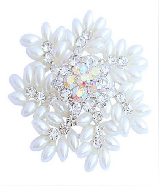 2 inch sparkly silver tone snowflake christmas brooch with marquise shape white pearls wedding party gifts1149055, Gray
2 inch sparkly silver tone snowflake christmas brooch with marquise shape white pearls wedding party gifts1149055, Gray