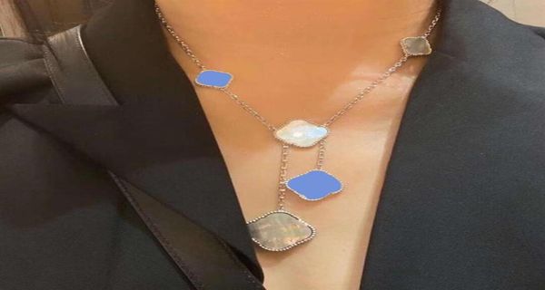 elegant irregular sixflower pendants necklace 4 four leaf clover charm bracelets bangle chain 18k gold agate shell motherofpear6688850, Silver
elegant irregular sixflower pendants necklace 4 four leaf clover charm bracelets bangle chain 18k gold agate shell motherofpear6688850, Silver