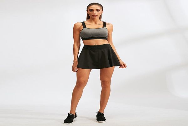 legging style womens sports quick-drying culottes tennis dance yoga training wear anti-exposure fitness lining short pantskirt 2074yoga91719, White;red
legging style womens sports quick-drying culottes tennis dance yoga training wear anti-exposure fitness lining short pantskirt 2074yoga91719, White;red