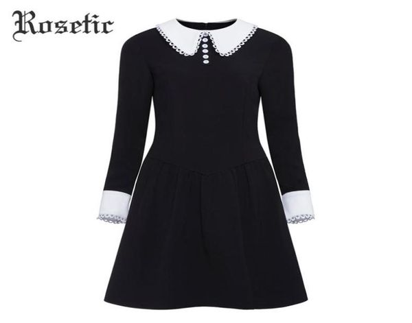 rosetic vintage dress women black autumn patchwork aline dress slim peter pan collar lady office preppy fashion gothic dresses y21343403, White;black
rosetic vintage dress women black autumn patchwork aline dress slim peter pan collar lady office preppy fashion gothic dresses y21343403, White;black