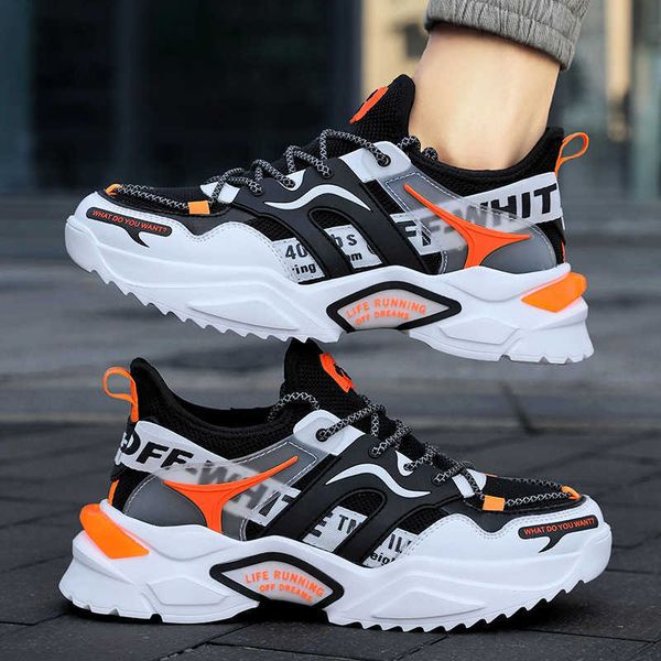 mens running shoes sports trainers casual clunky shoes breathable mesh trainers black orange grey green
mens running shoes sports trainers casual clunky shoes breathable mesh trainers black orange grey green