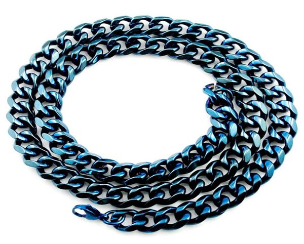 amumiu trendy blue high polish stainless steel necklace links chain men jewelry cool classic party gifts hn0352854175, Silver 
amumiu trendy blue high polish stainless steel necklace links chain men jewelry cool classic party gifts hn0352854175, Silver