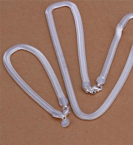 s084 low price 925 sterling silver chain necklace & bracelet 6mm fashion jewelry set 877327
s084 low price 925 sterling silver chain necklace & bracelet 6mm fashion jewelry set 877327